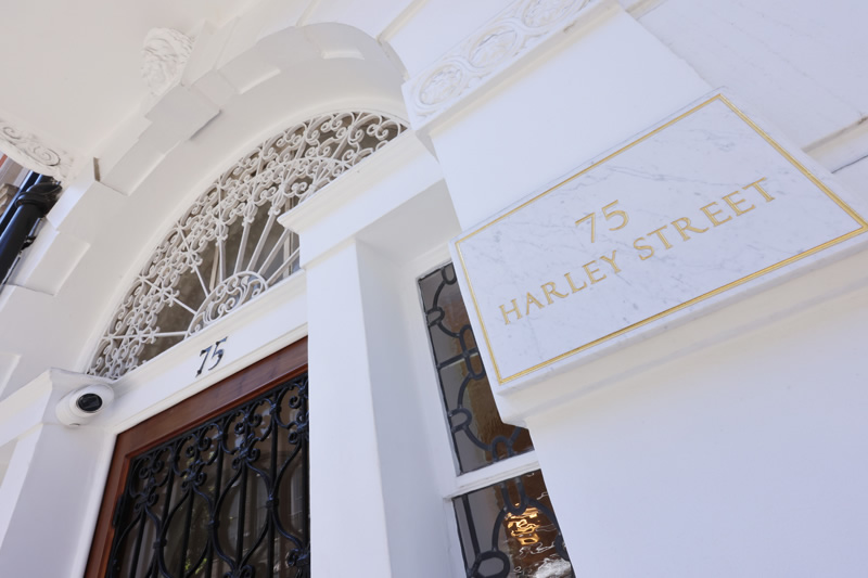 75 Harley street for porcelain veneer before and after photos